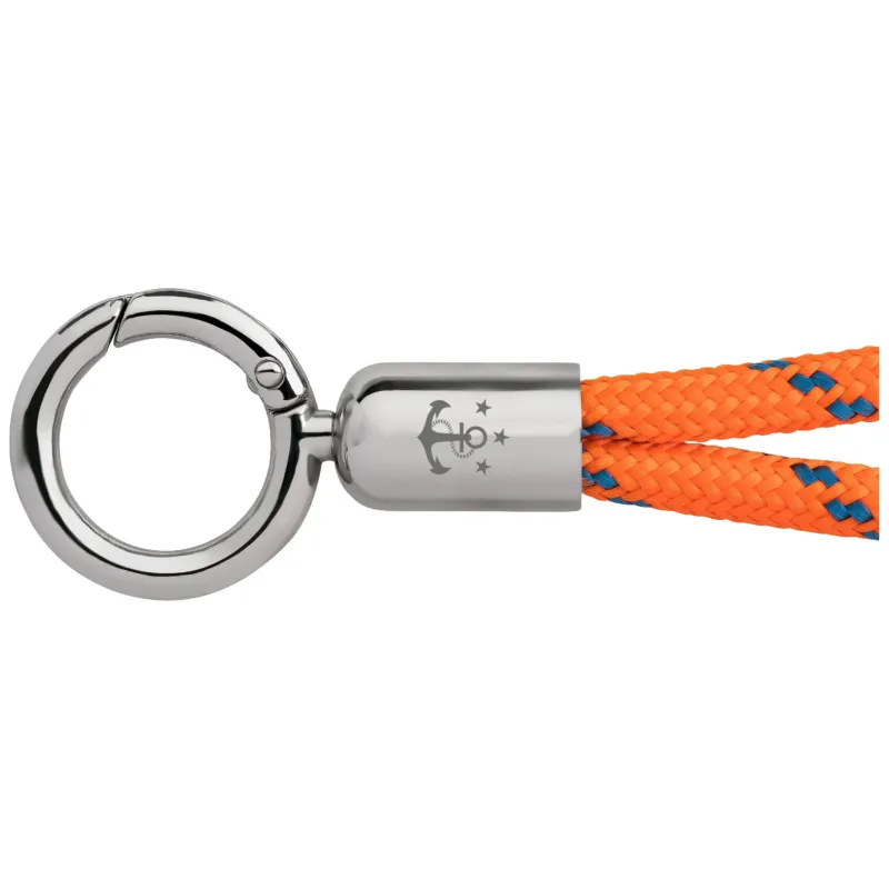 Schlüsselband Skipper (Ø 6MM) S, Tampen ORANGE-STARKWINDBLAU Gray 1730