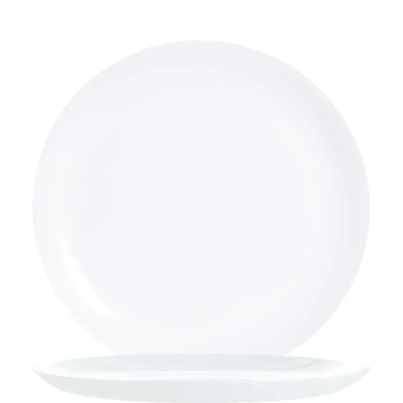 Arcoroc Evolutions White Coupteller flach 25 cm, weiß