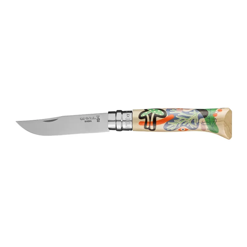 Opinel Taschenmesser No 08 EDITION NATURE - LIMITED EDITION - Perrine Honoré Gray Opinel