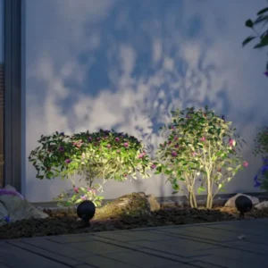 Paulmann Plug & Shine LED Gartenstrahler Kikolo IP65 3000K 7,2W Anthrazit