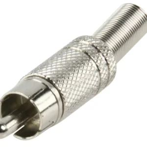Valueline Cinch RCA Metall Silber