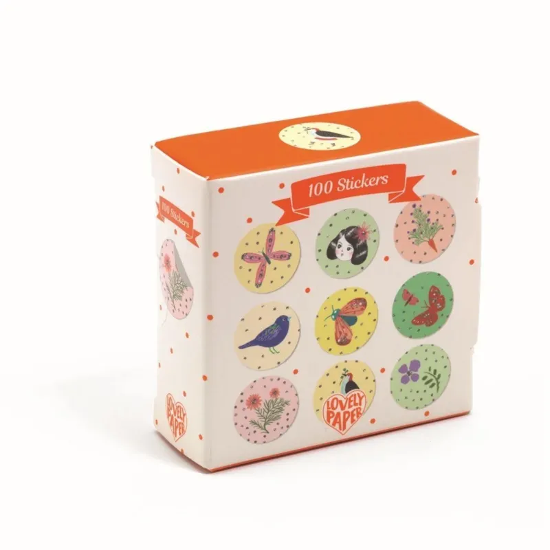 Stickers: 100 Chic stickers von DJECO Gray Djeco