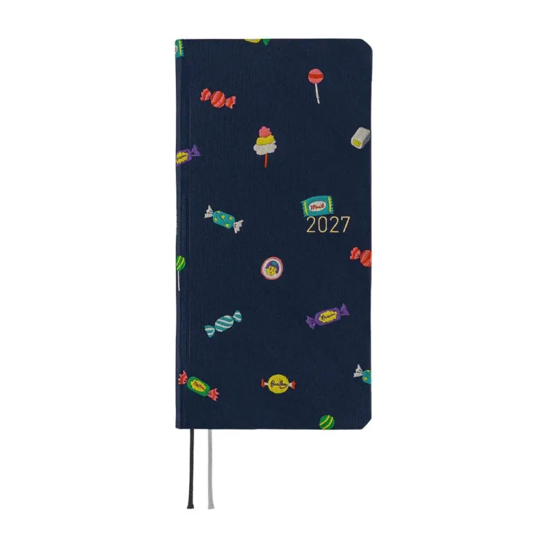 Hobonichi Weeks 2027 – Bow & Tie: Candy Dream Dark Slate Gray Hobonichi