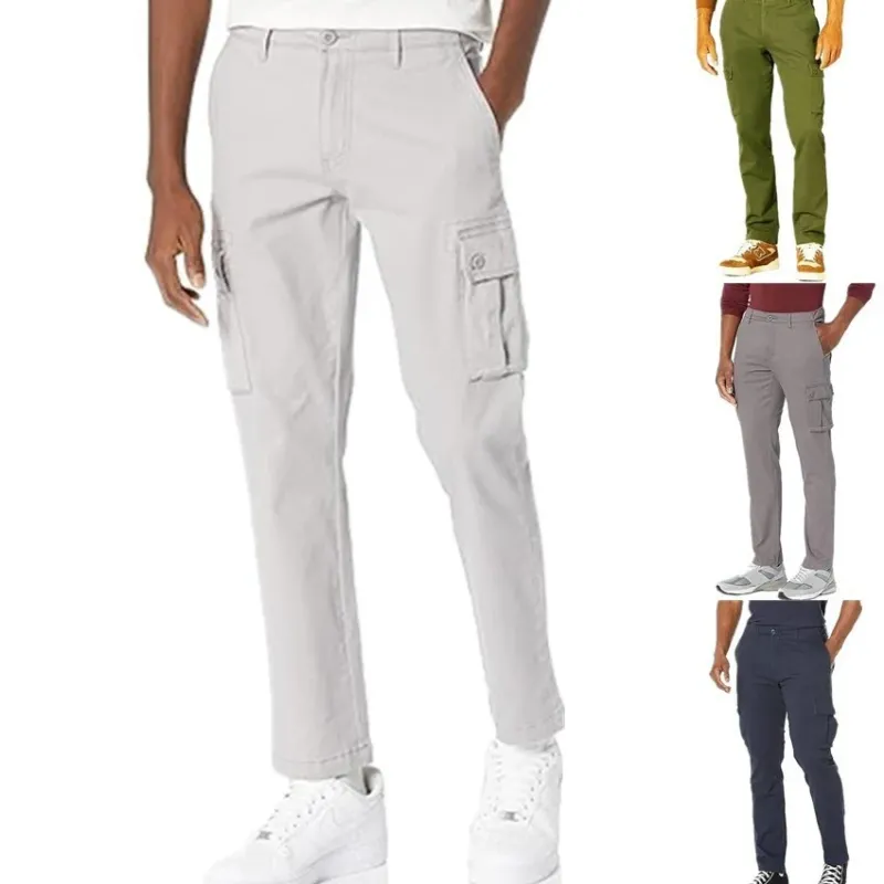 Herren Cargo-Hose mit praktischen Taschen und strapazierfähigem Material – Bravaro