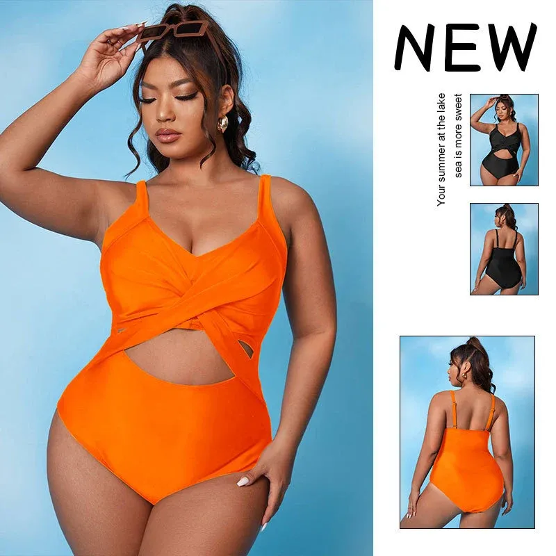 Damen Einteiler Badeanzug mit innovativem Cut-Out Design – Maréssa