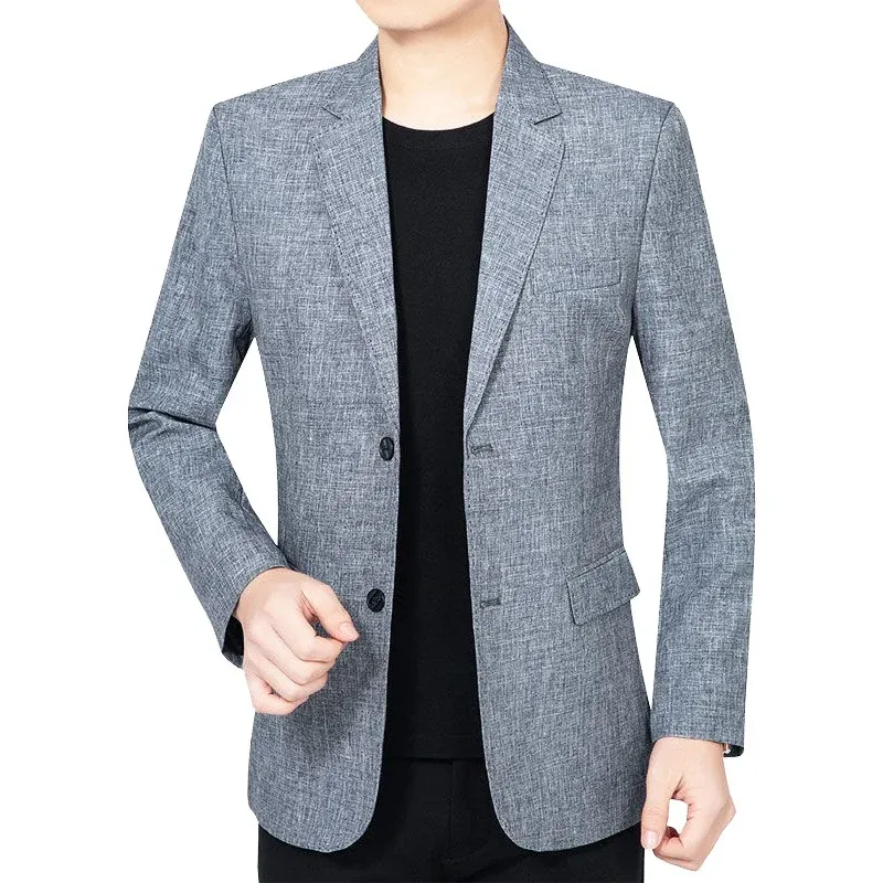 Herren Blazer Elegante aus Weichem und Strapazierfähigem Stoff – Tianoro