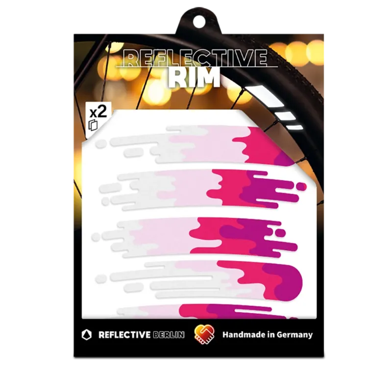 Reflective Sticker RIM - Smudge Misty Rose Reflective Berlin