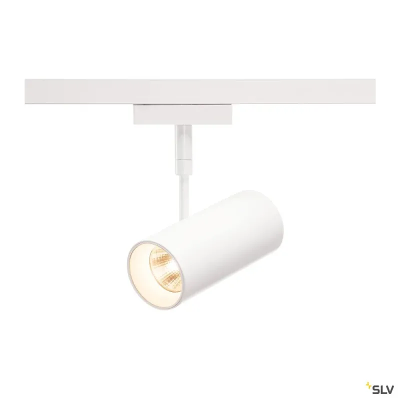SLV REVILO, Strahler für SLV D-TRACK Hochvolt-Stromschiene 2Phasen, LED, 3000K, weiß, 15°, inkl. 2 Phasen-Adapter