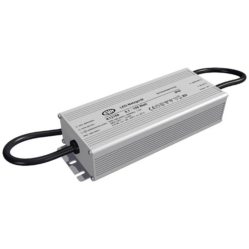 EVN LED Trafo Stromversorgung Netzteil Konstantspannung 12 VDC Kabel IP67 - 4037293369022