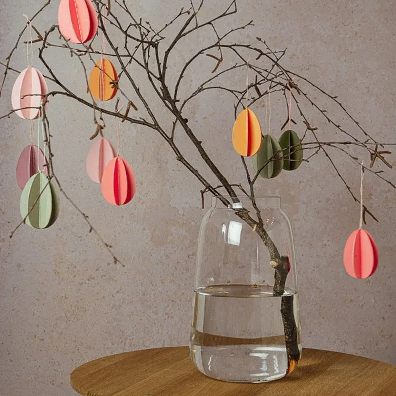 Lovely Easter Deco - 3er Set aus Finnpappe Rosy Brown catsonappletrees