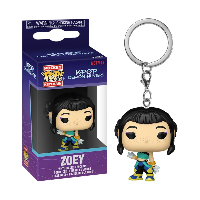 Produktbild KPop Demon Hunters - Zoey Funko Pop Schlüsselanhänger
